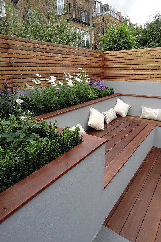 Shimmering deck bench ideas for your outdoor space - 11