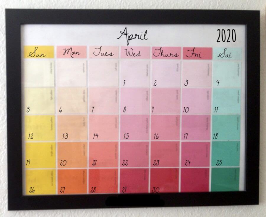 21 best DIY calendar ideas to add your own style - 157