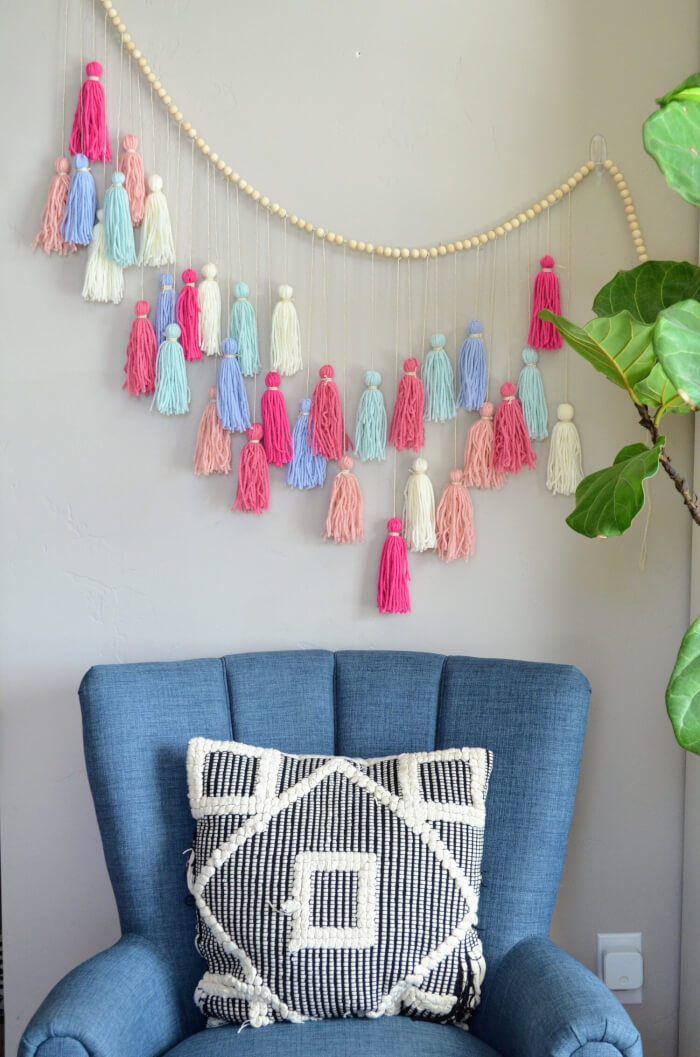 31 inexpensive DIY wall hanging ideas to transform your walls - 207
