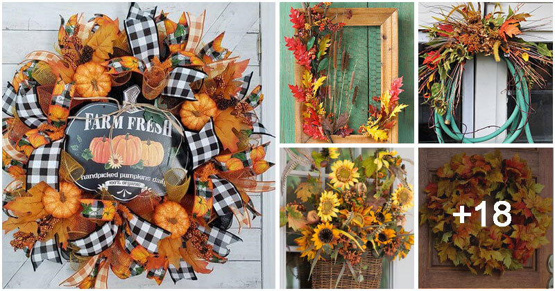 Easy-to-make Fall Wreath Ideas