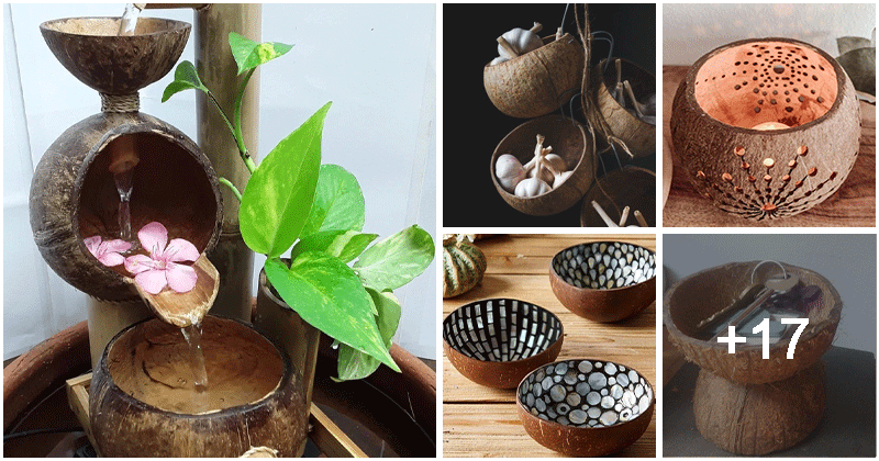 22 Amazing Coconut Shell Crafts To Decorate Your Home