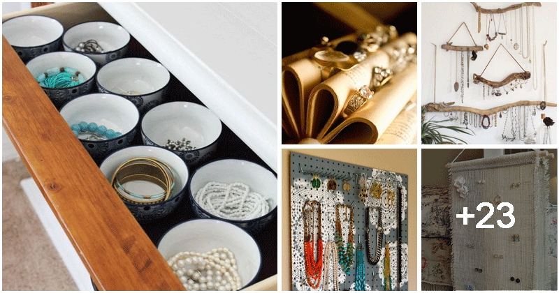 Creative And Unique DIY Jewelry Storage Ideas