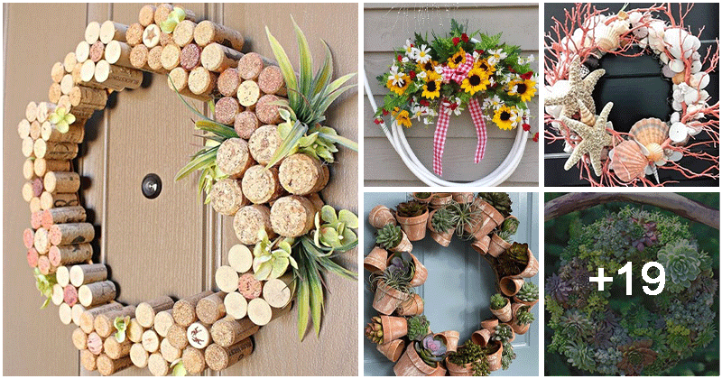 23 exotic DIY wreath ideas to decorate your home and garden