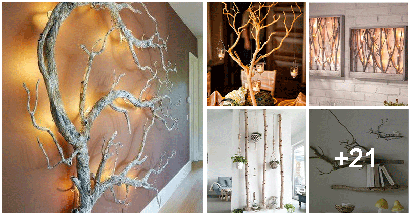 26 DIY branches decorating ideas