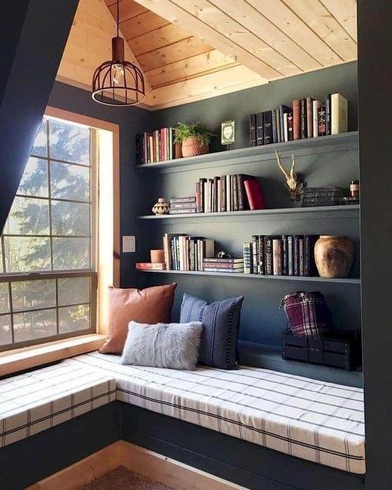 You will fall in love with these 19 reading corner designs - 151