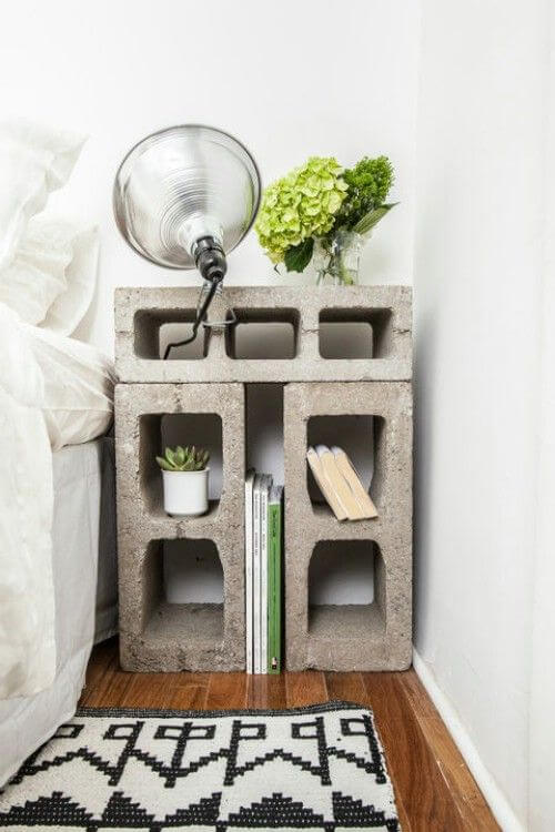 20 brilliant and cheap bedside table ideas - 137