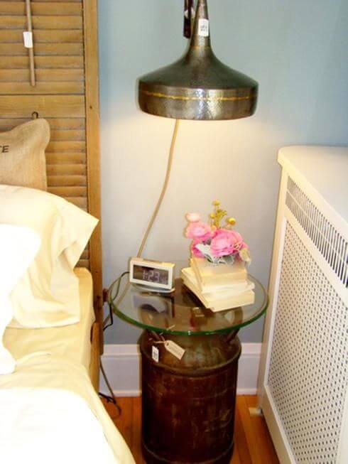 20 brilliant and cheap bedside table ideas - 163