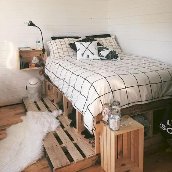 Crazy DIY bed frame ideas that you can easily make at home - 81