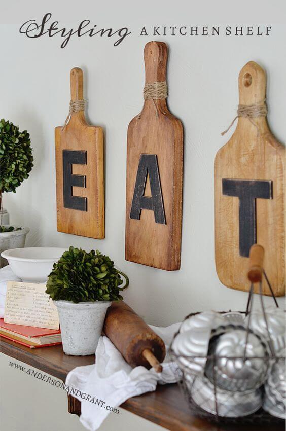 25 clever ways to decorate your home with your cutting board - 159
