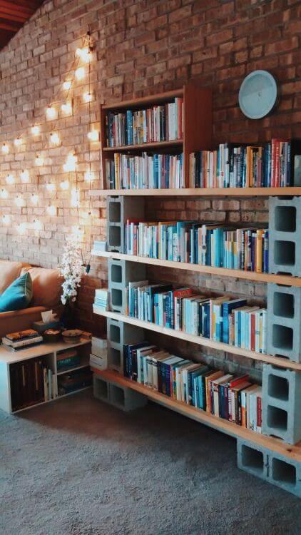 16 Easiest DIY Bookshelf Ideas - 121