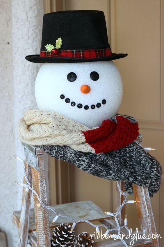 20 easy DIY snowman craft ideas for your holiday - 161