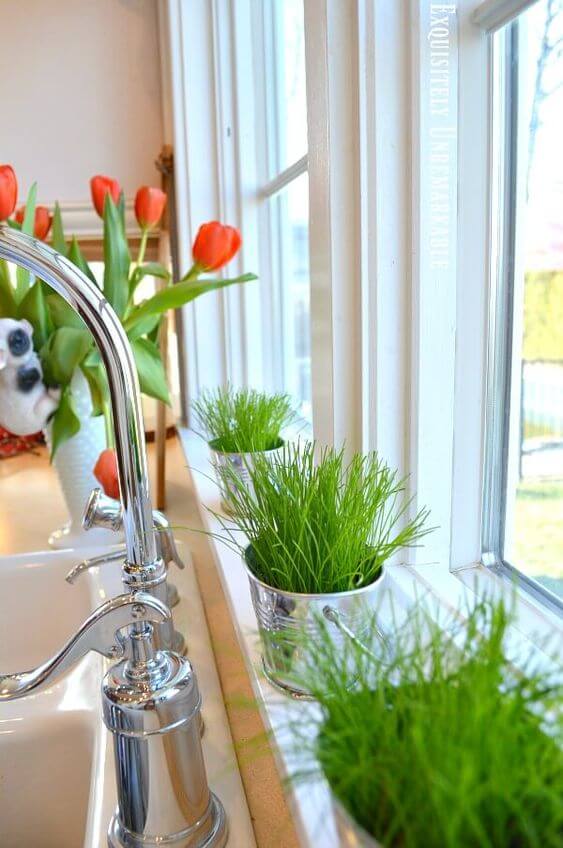 25 simple and easy ideas for decorating the windowsill - 181