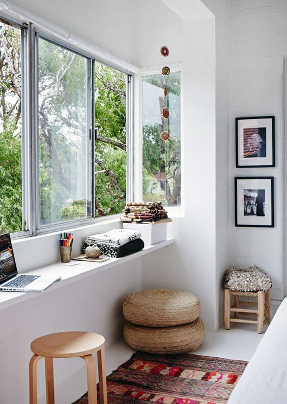 25 simple and easy ideas for decorating the windowsill - 203