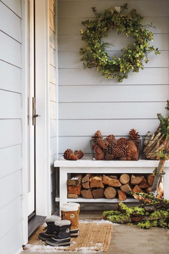 20 Fabulous Winter Porch Decorating Ideas - 133