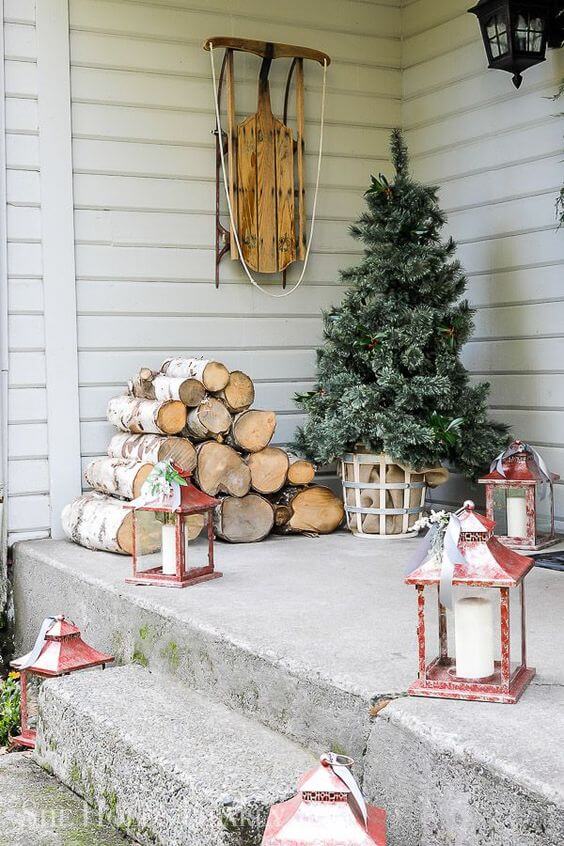 20 Fabulous Winter Porch Decorating Ideas - 163