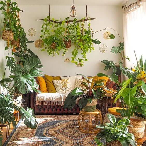 20 eye-catching living room designs with garden ideas - 131