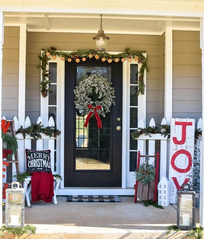 Brighten up your front porch with 43 amazing winter decorating ideas - 305