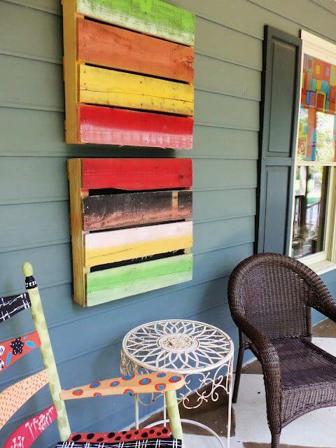 30 DIY pallet art projects to decorate your home - 221