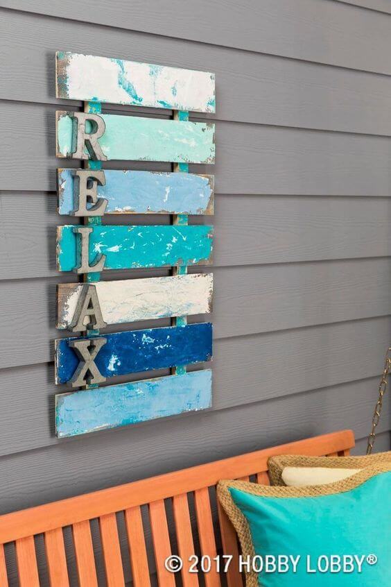 30 DIY pallet art projects to decorate your home - 231