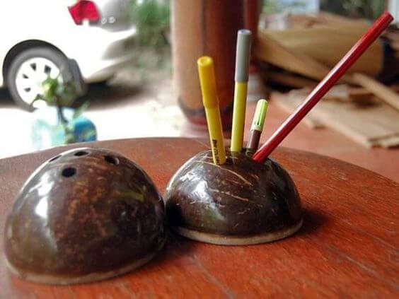 22 amazing coconut shell crafts to decorate your home - 149