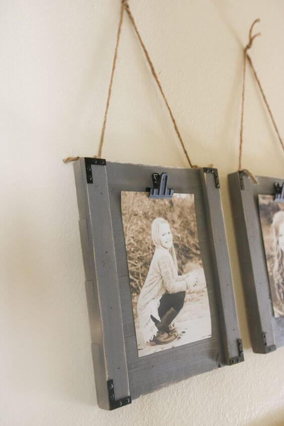 24 creative DIY ideas for displaying family pictures - 187