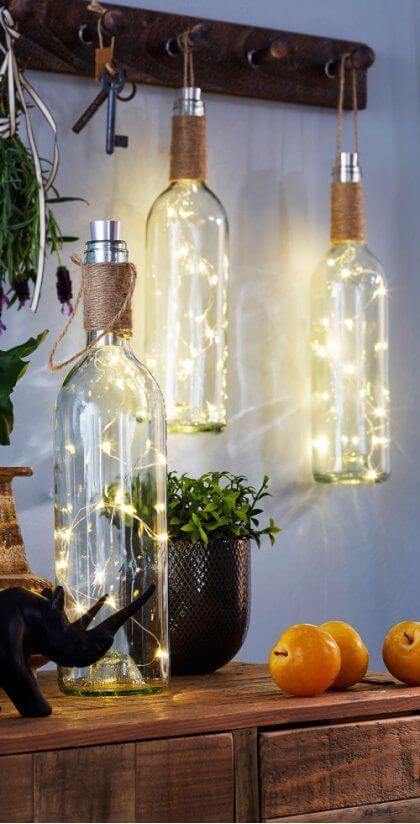 20 creative glass bottle decorating ideas - 129
