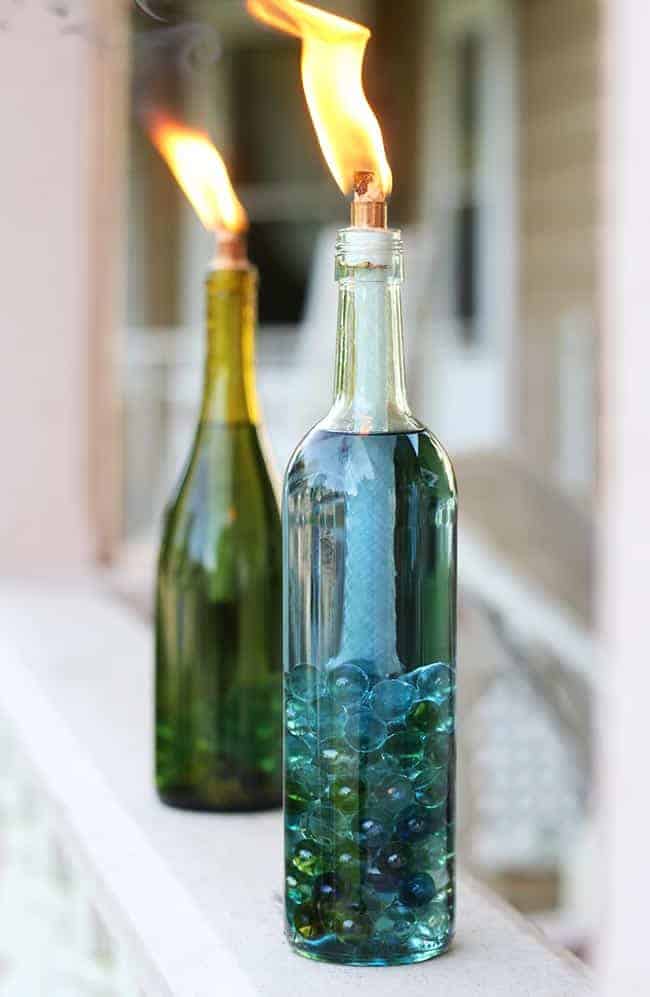 20 creative glass bottle decorating ideas - 135