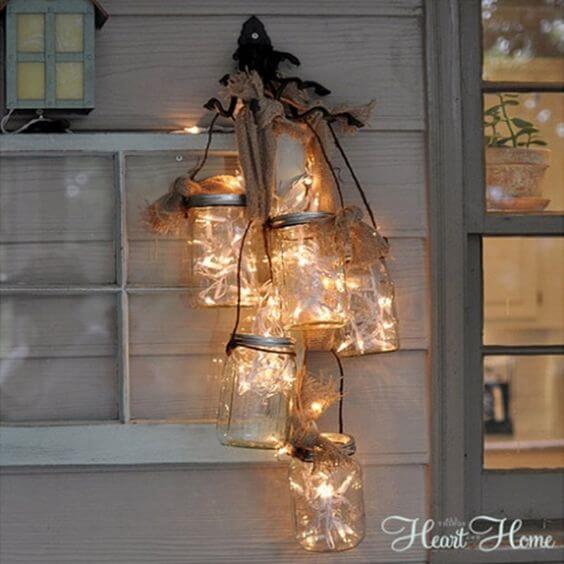 28 creative crafts for home decor with mason jars - 185