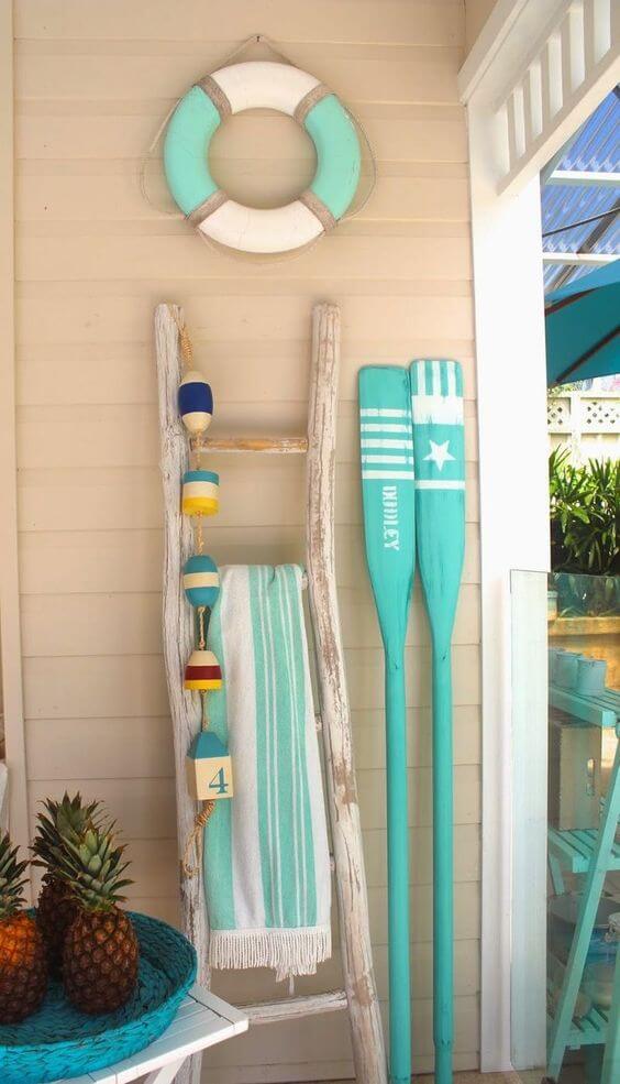 30 DIY beach themed home decorating project ideas - 239