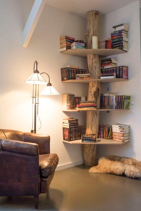 21 ideas for DIY corner shelves - 139