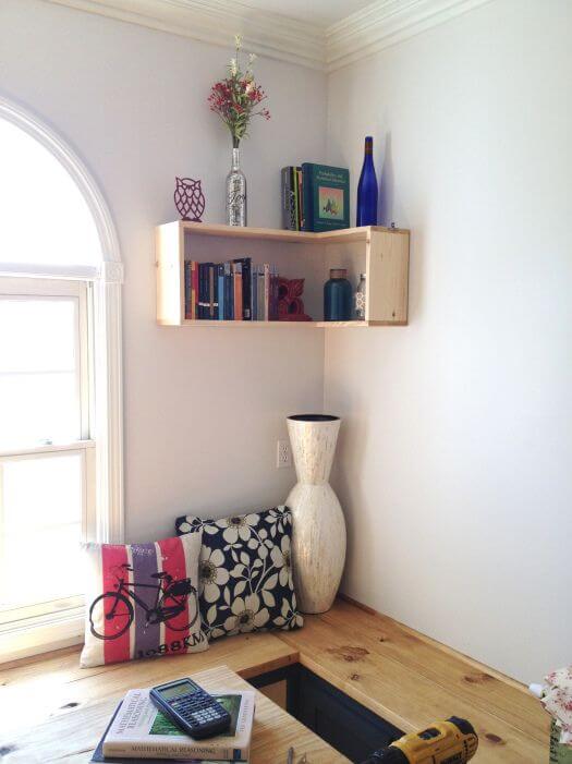 21 ideas for DIY corner shelves - 151