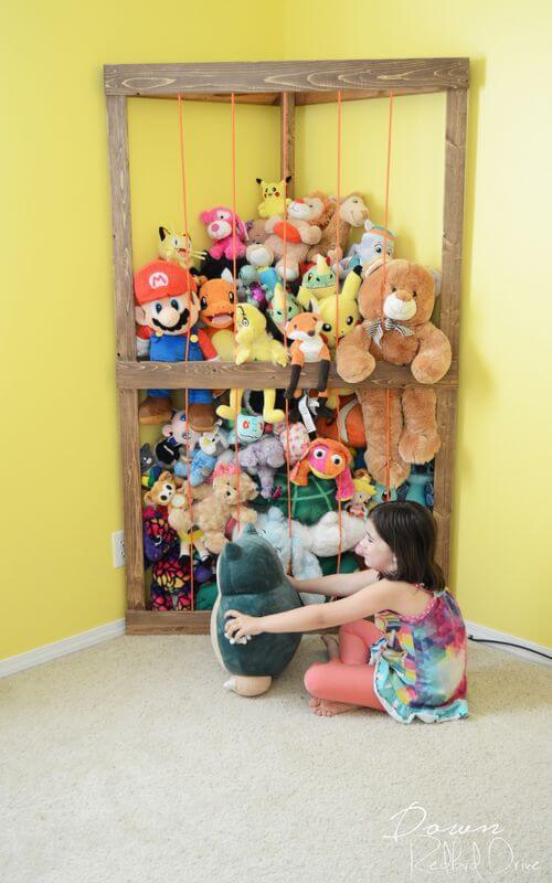 26 DIY storage idea for kids toys - 191