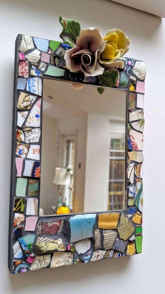 22 DIY mirror frame ideas that you can easily make at home - 139