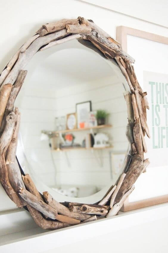 22 DIY mirror frame ideas that you can easily make at home - 167