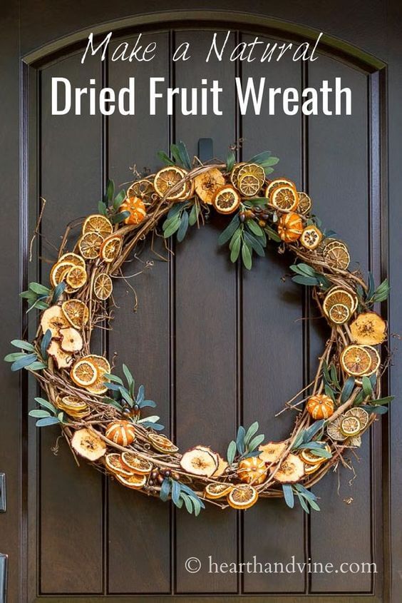 27 DIY ideas for natural fall wreaths - 177