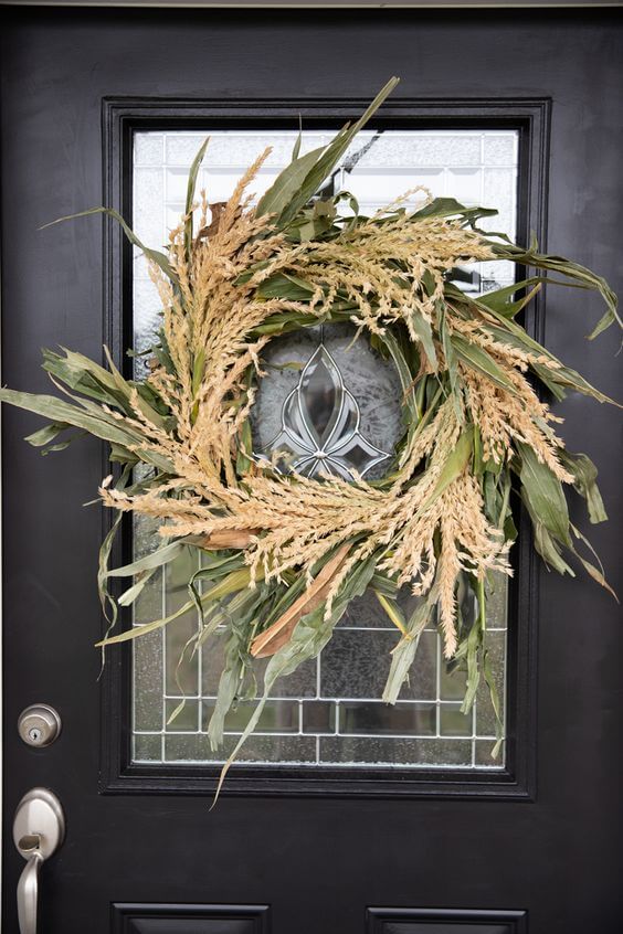 27 DIY ideas for natural fall wreaths - 181