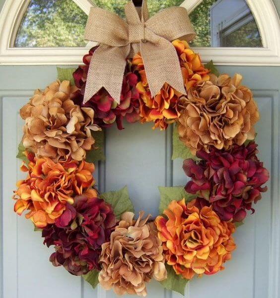 27 DIY ideas for natural fall wreaths - 215