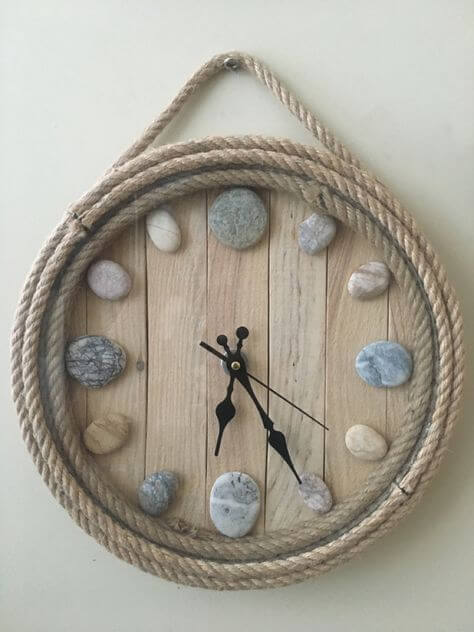 25 unique DIY ideas for faux wall clocks to decorate your home - 187