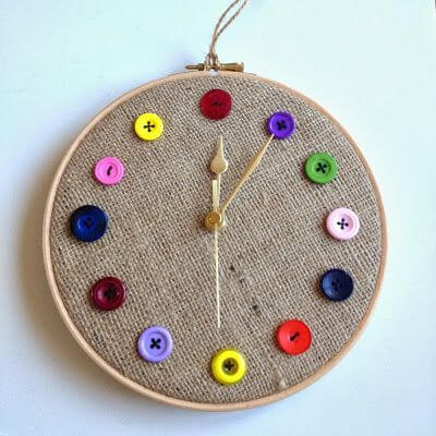 25 Unique DIY faux wall clock ideas to decorate home - 193