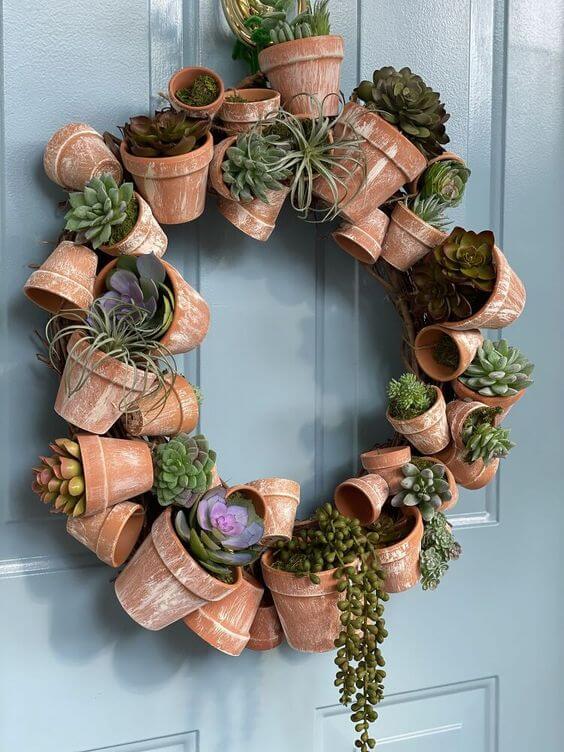 23 exotic DIY wreath ideas to decorate your home and garden - 187
