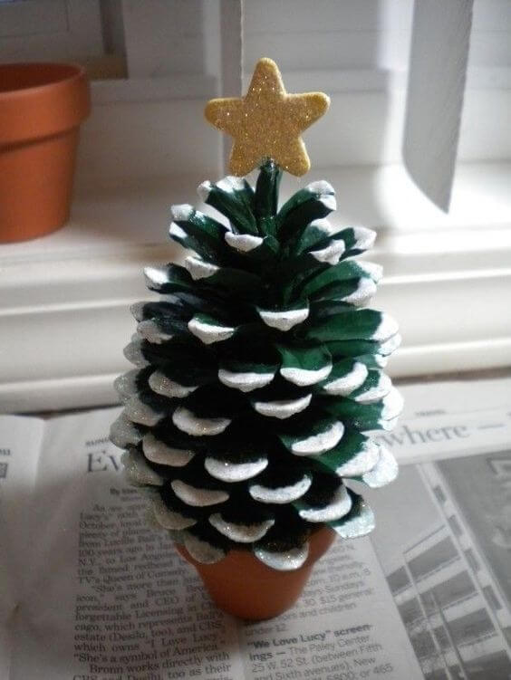 27 beautiful pine cone crafts to decorate your home - 173