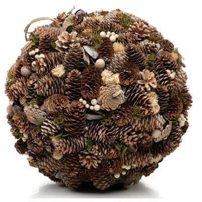 27 beautiful pine cone crafts to decorate your home - 201