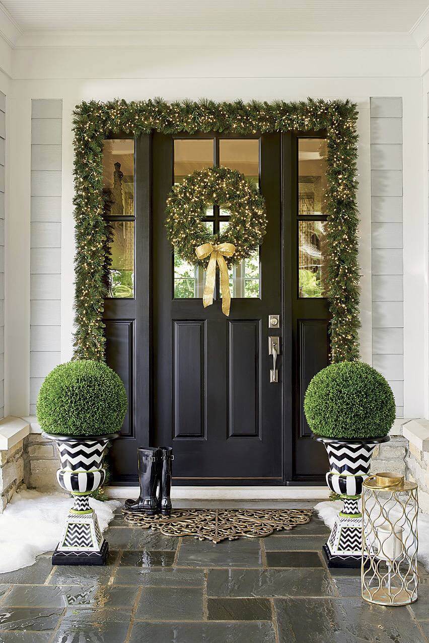 Brighten up your front porch with 43 amazing winter decorating ideas - 333