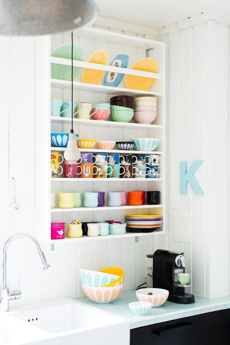 22 coffee cup holder ideas to declutter your kitchen - 83