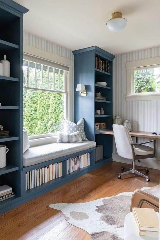 You will fall in love with these 19 reading corner designs - 127