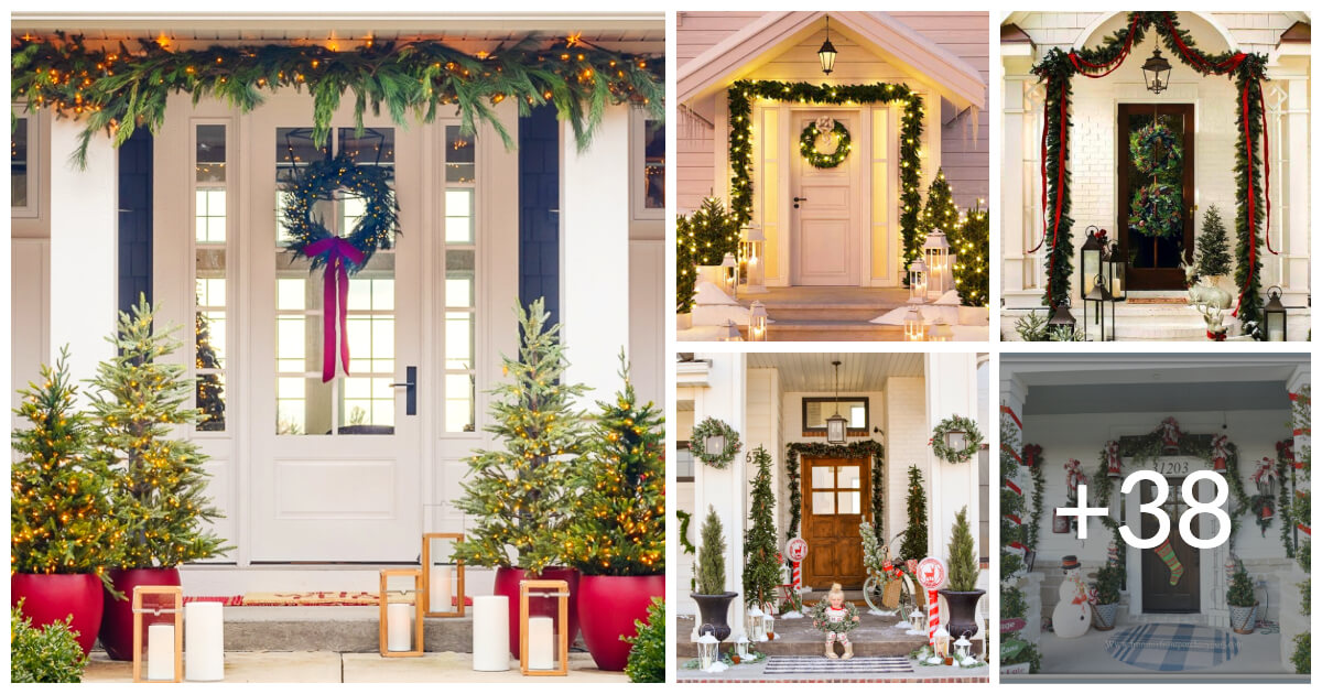 Embellish Your Front Porch With 43 Amazing Winter Décor Ideas