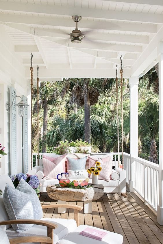 24 beautiful hanging swing ideas to relax - 81