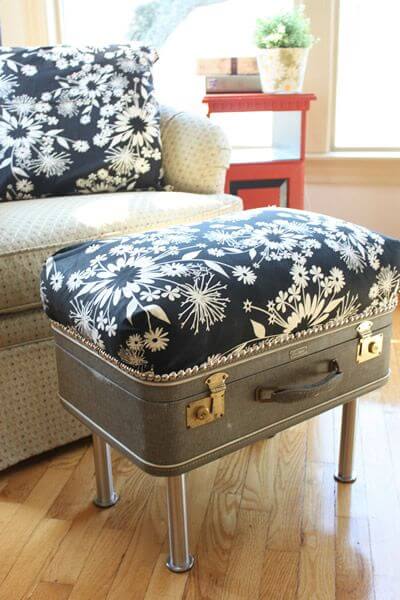 Creative Ottoman DIY Ideas from Recycled Items - 149