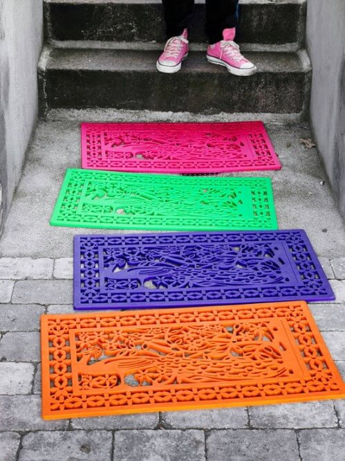 DIY cool doormat ideas - 107