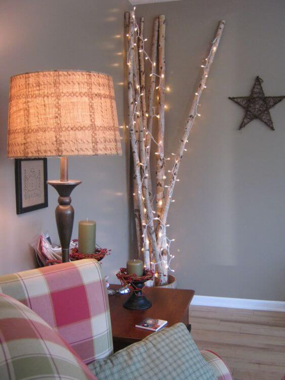 22 DIY home decorating ideas with birch trunks - 157